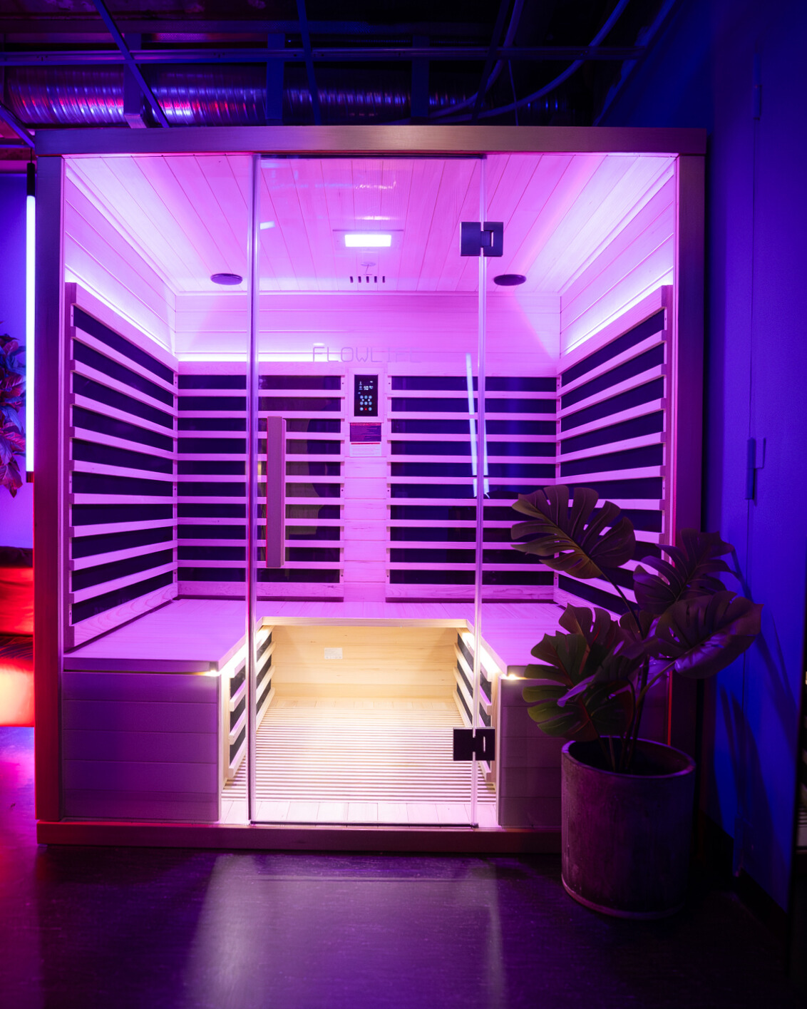 State of the art IR-sauna at Fightbox Fridhemsplan